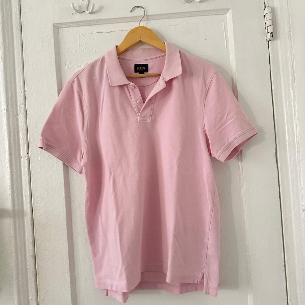 J. Crew Light Pink Men's Polo Shirt